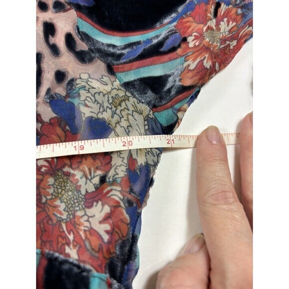 NWT Johnny Was Biya Ontar Beesley Maxi Dress Leopard Print Floral Brown Large - Picture 11 of 16